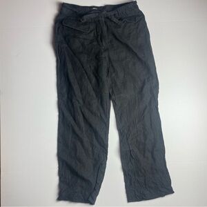 Gerard Durel Black Linen Pants